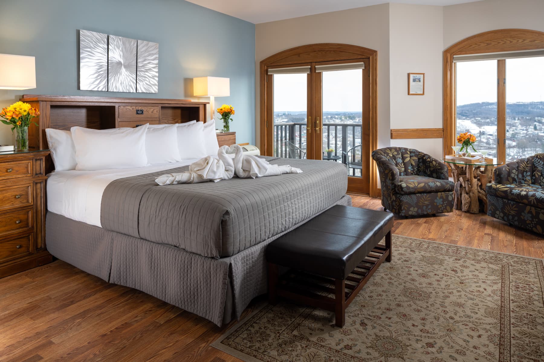Bedroom with fan