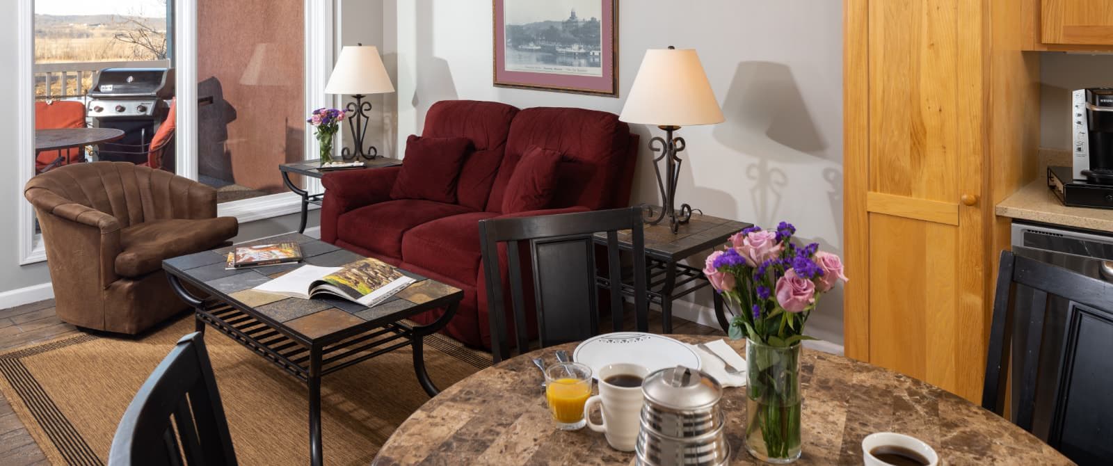 living room sitting area